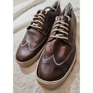 Cole Haan Wingtip Shoes Sneakers Winslow C10641 Lace Up Brown Casual Mens‎ 11.5